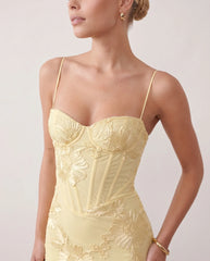 Ionela Mermaid Spaghetti Strap Maxi Dress