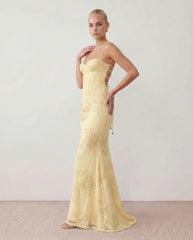 Ionela Mermaid Spaghetti Strap Maxi Dress