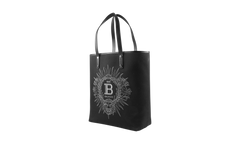 Varsity Embroidered-Logo Tote Bag Black BM1FE187 TCPO 0PA
