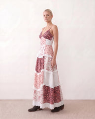 Germana Spaghetti Strap Low Back Maxi Dress