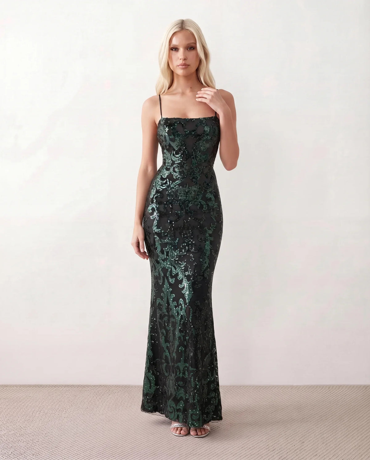 Mariana Sequined Mermaid Maxi Dress