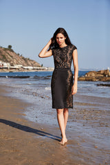 Alexandra Embroidered Lace Dress - PLUS SIZE