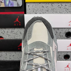 Off-White Be Right Back Grey Pink Suede