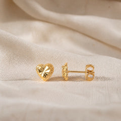Beverly Heart Stud Earrings