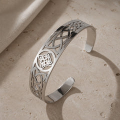 Celestial Amulet Cuff Bracelet