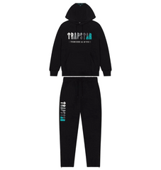 Trapstar Chenille Decoded 2.0 Hoodie Tracksuit Black/Teal