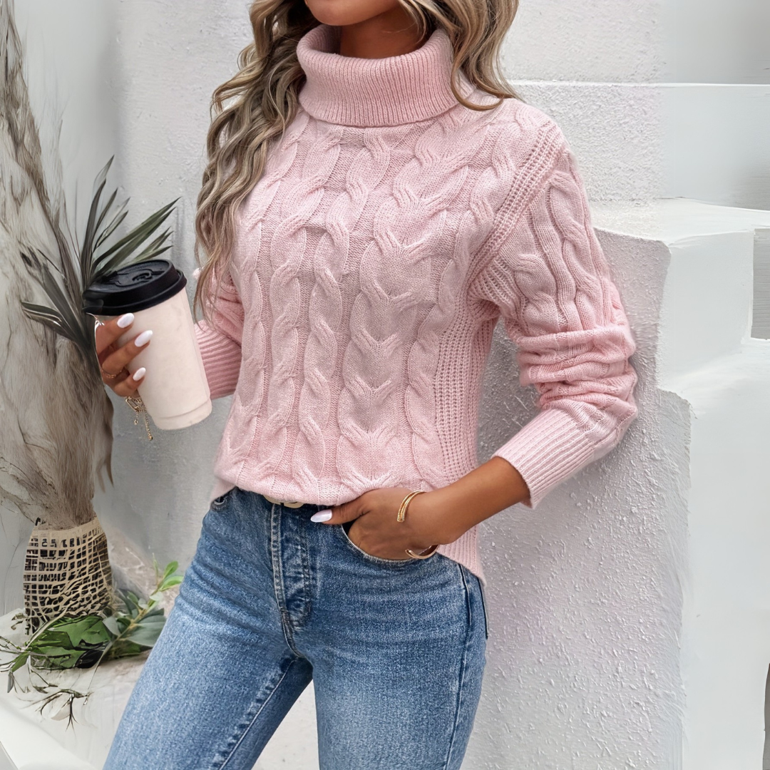 Amelia | Elegant Turtleneck Sweater Knit
