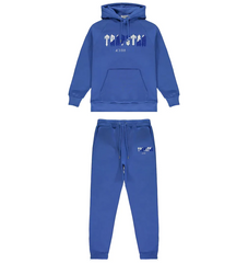Trapstar Chenille Decoded Hoodie Tracksuit Dazzling Blue