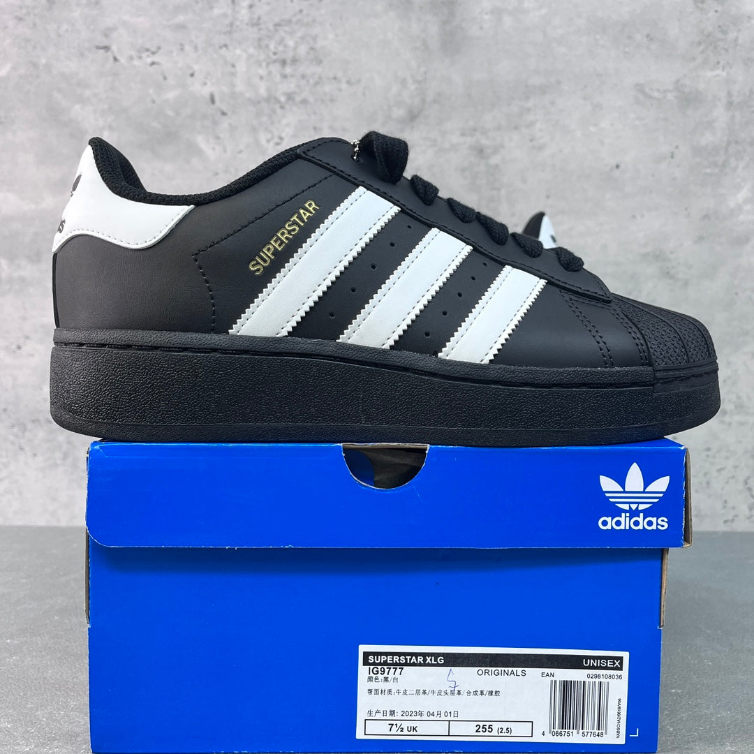 Adidas Superstar XLG Core Black White