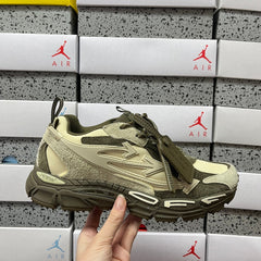 Off-White Be Right Back Green Suede