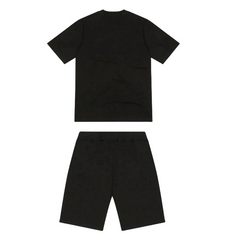 Trapstar Chenille Decoded Short Set Black/Orange