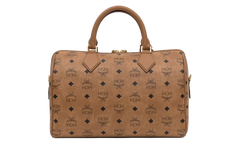 Ella VI Medium Boston Bag Cognac MWBGSEA01 COGNAC