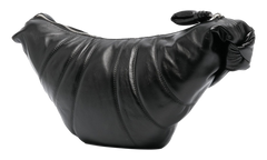 Unisex Medium Croissant Bag BLACK BG0001 LL095 BK999