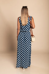 Amber | Long Dot Dress