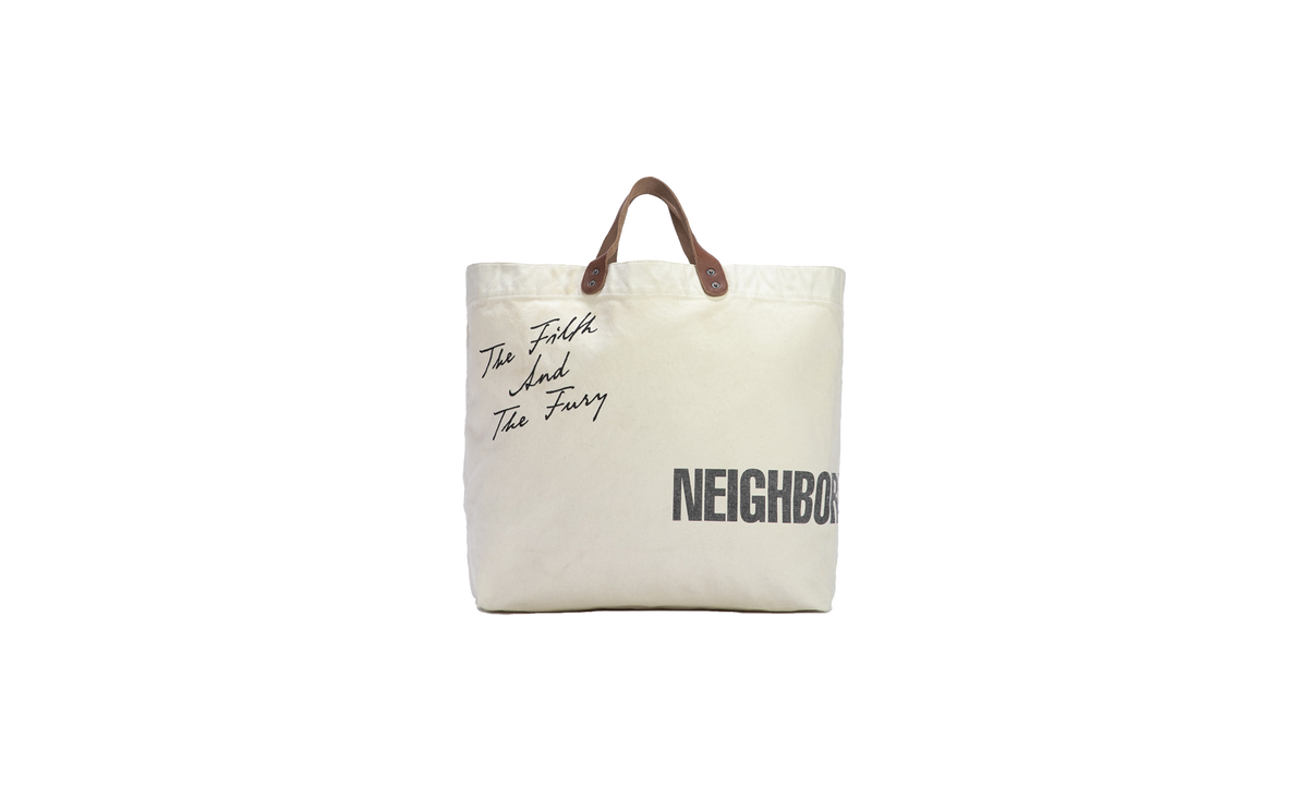 Washed Canvas Tote Bag Natural 242TQNH CG01 NAT