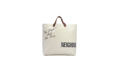 Washed Canvas Tote Bag Natural 242TQNH CG01 NAT
