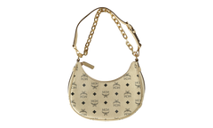 Aren Vi Hobo Bag BEIGE/BLACK - Small MWHFATA02 BEIGEBLACK