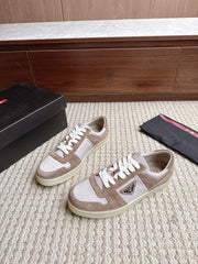 Prada Downtown Leather Suede Brown