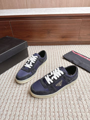 Prada Downtown Leather Suede Navy