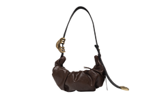 Grab-D-Small Scruched Hobo Bag Brown X10479P8657T2618