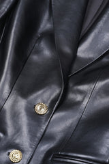 Black Peak Lapel Single Breasted Women Prom Jacket