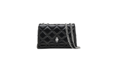 Slim Dual Chain Shoulder Bag Black 2S6HSH023H01 001