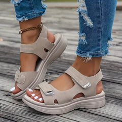 Alia™ | Comfortable Wedge Sandals with Ankle Strap