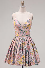 Grey Jacquard Corset Ruched A-Line Short Homecoming Dress