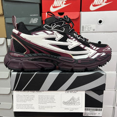 Off-White Be Right Back Burgundy White Black