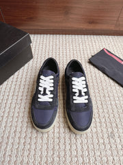 Prada Downtown Leather Suede Navy