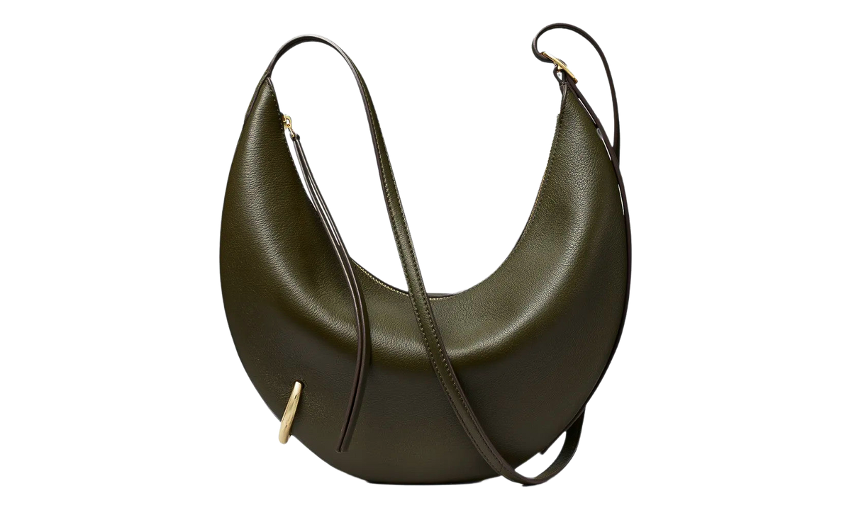 Pierced Crossbody Bag Dark Olive 186940 325