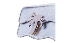 Palm Beach Mini PM Bag Sparkly Silver PWNQ011F22LEA0037272