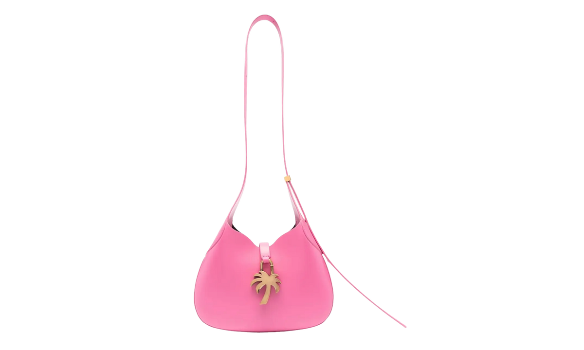 Palm Tree Hobo Bag Pink PWNQ008F22LEA0011076
