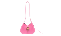 Palm Tree Hobo Bag Pink PWNQ008F22LEA0011076
