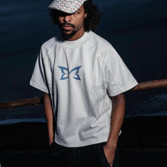MERTRA Layered Mesh Jersey White