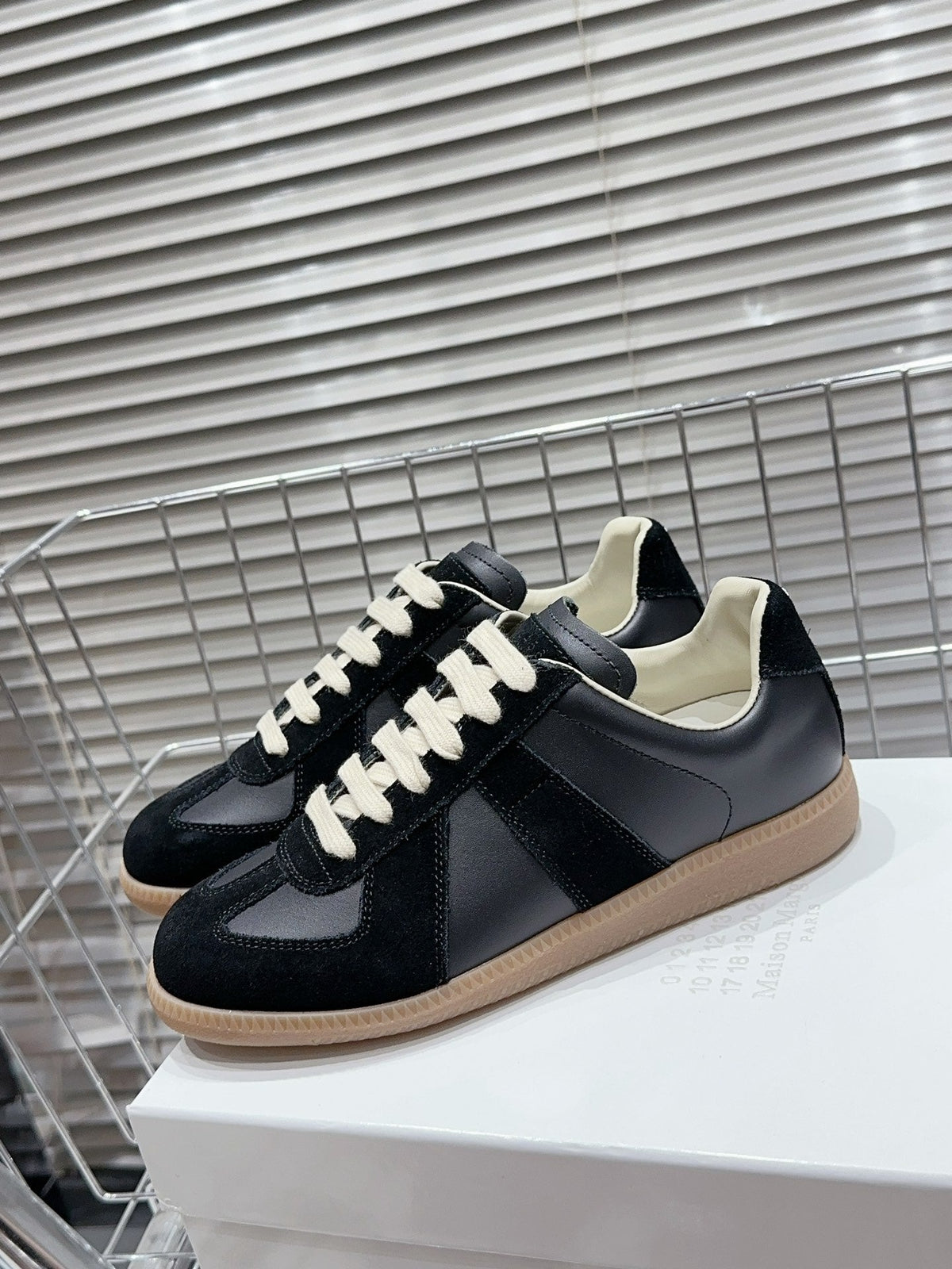 Maison Margiela Sneakers Replica Patent Black