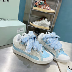 Lanvin Curb White/Blue