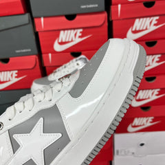 A Bathing Ape Bapesta Grey/White