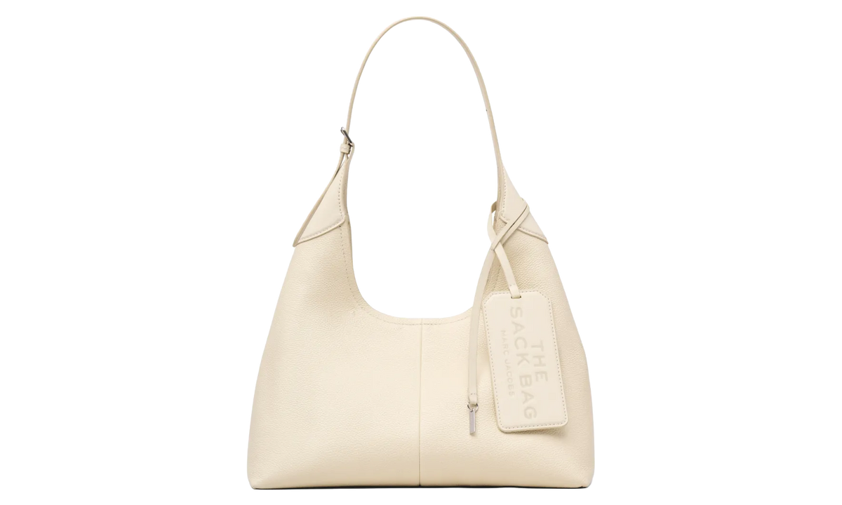 The Belted Sack Leather Sack Bag Cloud White 2P6HSH027H01 123