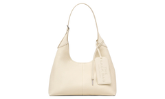 The Belted Sack Leather Sack Bag Cloud White 2P6HSH027H01 123