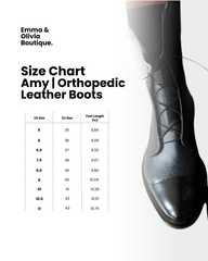 Amy | Orthopedic Leather Boots