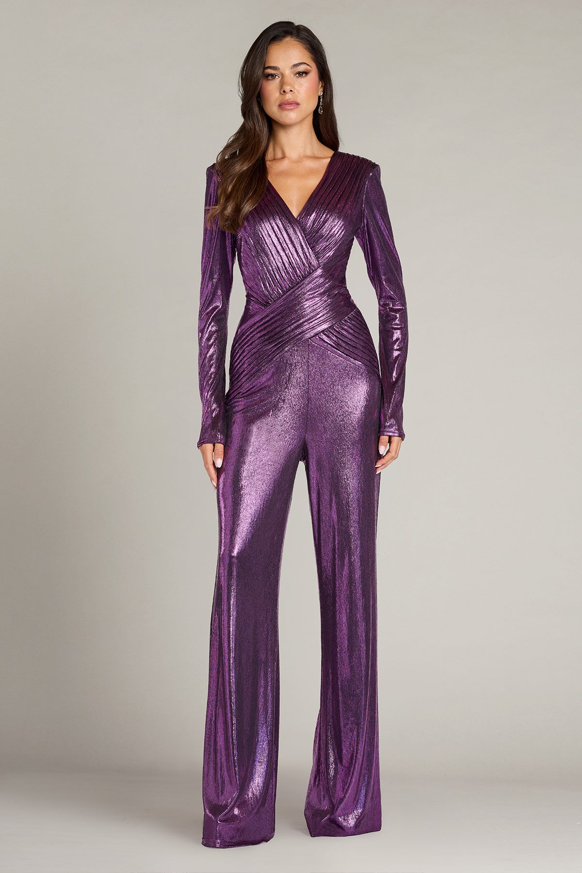 Aderyn Metallic Jersey Jumpsuit