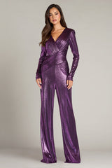 Aderyn Metallic Jersey Jumpsuit