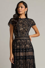 Ahern Orchid Lace Gown