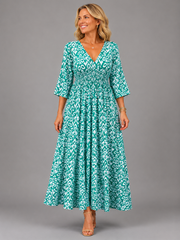 Althea™ | Bohemian Flow Midi Dress