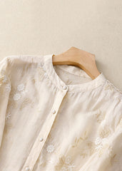 Althea Embroidered Cotton Blouse