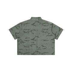 MERTRA Grid Camo Shirt Green