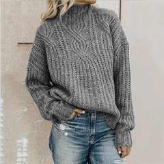 Anna – Elegant Cable-Knit Sweater