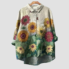 Aloura™ | 2025 – Sunfield Floral Blouse