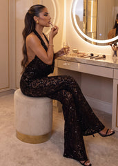 New Rules Lace Jumpsuit - Black